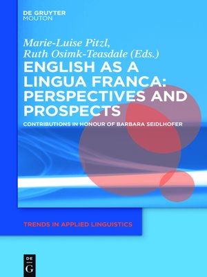 cover image of English as a Lingua Franca